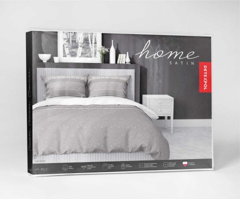 Pościel satynowa 140x200 beżowa ornamenty 4823 B z jedną poszewką Home Satin 11 Pościel satynowa 140x200 beżowa ornamenty 4823 B z jedną poszewką Home Satin 11