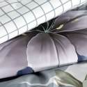 Pościel satynowa 220x200 Sofia biała kolorowa kwiaty Premium 25 Pościel satynowa 220x200 Sofia biała kolorowa kwiaty Premium 25