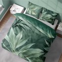 Pościel z mikrofibry 3D 220x200 zielona liście 5310 A mikro 28 Pościel z mikrofibry 3D 220x200 zielona liście 5310 A mikro 28