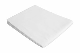 Prześcieradło hotelowe 140x220 Standard białe jednobarwne bawełniane I24