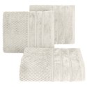 Ręcznik Adore 70x140 beżowy o strukturze krateczki 500 g/m2 Eurofirany Ręcznik Adore 70x140 beżowy o strukturze krateczki 500 g/m2 Eurofirany