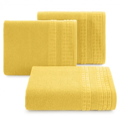 Ręcznik Cuba 5 70x140 musztardowy 500 g/m2 bawełniany Eurofirany Ręcznik Cuba 5 70x140 musztardowy 500 g/m2 bawełniany Eurofirany