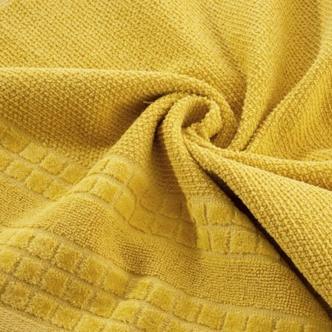 Ręcznik Cuba 5 70x140 musztardowy 500 g/m2 bawełniany Eurofirany Ręcznik Cuba 5 70x140 musztardowy 500 g/m2 bawełniany Eurofirany