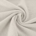 Ręcznik Lari 2 70x140 beżowy z ozdobną bordiurą przetykaną błyszczącą nicią 500 g/m2 Eurofirany