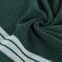 Ręcznik Madlen 7 70x140 zielony ciemny zdobiony kolorową frotte 500 g/m2 Eurofirany Ręcznik Madlen 7 70x140 zielony ciemny zdobiony kolorową frotte 500 g/m2 Eurofirany