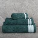 Ręcznik Madlen 7 70x140 zielony ciemny zdobiony kolorową frotte 500 g/m2 Eurofirany Ręcznik Madlen 7 70x140 zielony ciemny zdobiony kolorową frotte 500 g/m2 Eurofirany