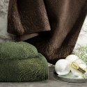 Ręcznik Margo 3 70x140 szary z ozdobną bordiurą przetykaną błyszczącą nicią 500 g/m2 Eurofirany