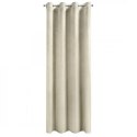 Zasłona 140x250 Rosa kremowa welurowa gotowa na przelotkach D91 Zasłona 140x250 Rosa kremowa welurowa gotowa na przelotkach D91