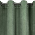 Zasłona 140x250 Rosa miętowa ciemna welurowa gotowa na przelotkach D91 Zasłona 140x250 Rosa miętowa ciemna welurowa gotowa na przelotkach D91