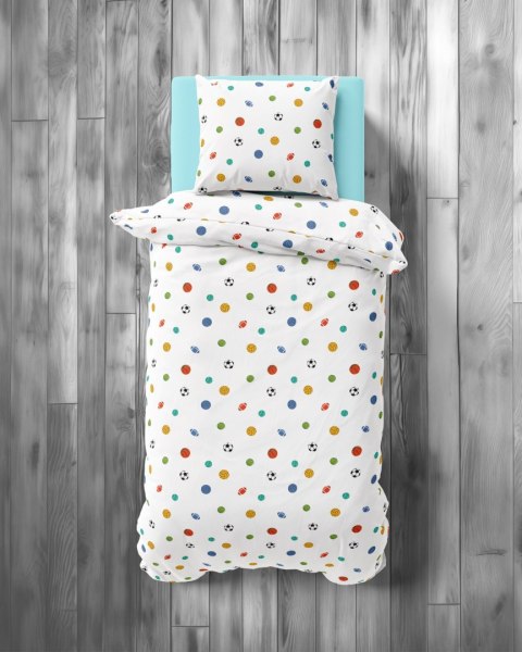 Pościel bawełniana 140x200 Sportowy Sen drobne wzory 5442 A z jedną poszewką 70x80 XOXO DREAM Pościel bawełniana 140x200 Sportowy Sen drobne wzory 5442 A z jedną poszewką 70x80 XOXO DREAM