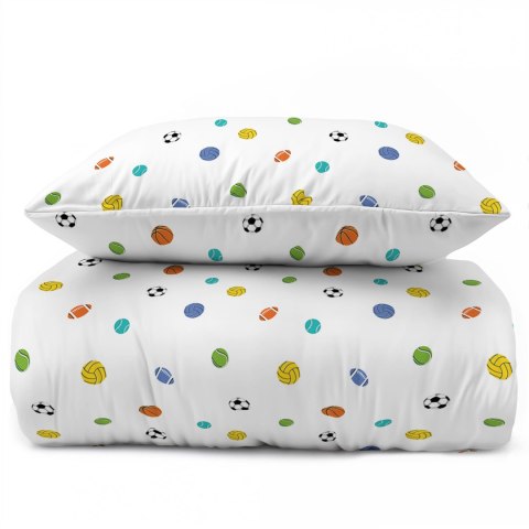 Pościel bawełniana 140x200 Sportowy Sen drobne wzory 5442 A z jedną poszewką 70x80 XOXO DREAM Pościel bawełniana 140x200 Sportowy Sen drobne wzory 5442 A z jedną poszewką 70x80 XOXO DREAM