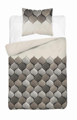 Pościel satynowa 140x200 Orientalna mozaika beżowa 5226 B Home Satin 41