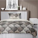 Pościel satynowa 140x200 Orientalna mozaika beżowa 5226 B Home Satin 41 Pościel satynowa 140x200 Orientalna mozaika beżowa 5226 B Home Satin 41