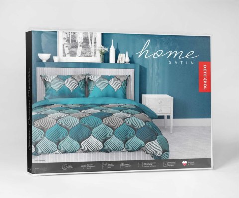 Pościel satynowa 140x200 Orientalna mozaika turkusowa 5226 A Home Satin 41 Pościel satynowa 140x200 Orientalna mozaika turkusowa 5226 A Home Satin 41
