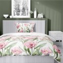 Pościel satynowa 140x200 Różowe kwiaty na białym tle 5328 A Home Satin 41 Pościel satynowa 140x200 Różowe kwiaty na białym tle 5328 A Home Satin 41