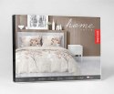 Pościel satynowa 140x200 gałązki z okrągłymi liśćmi beż 5223 A Home Satin 41 Pościel satynowa 140x200 gałązki z okrągłymi liśćmi beż 5223 A Home Satin 41