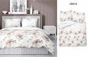 Pościel satynowa 160x200 Beżowa brązowa kwiaty 5325 B Home Satin 41 Pościel satynowa 160x200 Beżowa brązowa kwiaty 5325 B Home Satin 41