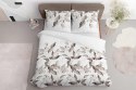 Pościel satynowa 160x200 Beżowa brązowa liście 5326 B Home Satin 41 Pościel satynowa 160x200 Beżowa brązowa liście 5326 B Home Satin 41
