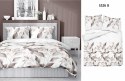 Pościel satynowa 160x200 Beżowa brązowa liście 5326 B Home Satin 41 Pościel satynowa 160x200 Beżowa brązowa liście 5326 B Home Satin 41