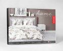 Pościel satynowa 160x200 Beżowa brązowa liście 5326 B Home Satin 41 Pościel satynowa 160x200 Beżowa brązowa liście 5326 B Home Satin 41