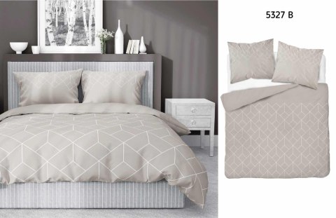 Pościel satynowa 160x200 Geometryczny ciepły beż 5327 B Home Satin 41 Pościel satynowa 160x200 Geometryczny ciepły beż 5327 B Home Satin 41