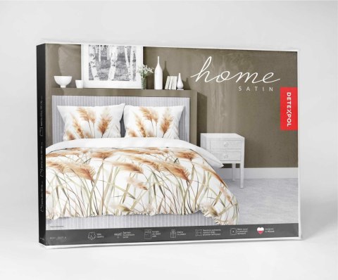 Pościel satynowa 160x200 Trawy pampasowe złote 5329 A Home Satin 41 Pościel satynowa 160x200 Trawy pampasowe złote 5329 A Home Satin 41