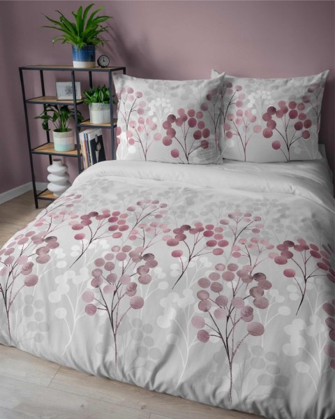 Pościel satynowa 160x200 gałązki w odcieniach różu 5223 B Home Satin 41 Pościel satynowa 160x200 gałązki w odcieniach różu 5223 B Home Satin 41