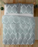 Pościel satynowa 160x200 miętowa geometryczna 5221 A Home Satin 41 Pościel satynowa 160x200 miętowa geometryczna 5221 A Home Satin 41