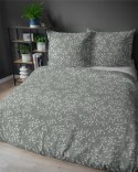 Pościel satynowa 160x200 szałwiowa liście drobne 5217 A Home Satin 41 Pościel satynowa 160x200 szałwiowa liście drobne 5217 A Home Satin 41