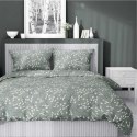 Pościel satynowa 160x200 szałwiowa liście drobne 5217 A Home Satin 41 Pościel satynowa 160x200 szałwiowa liście drobne 5217 A Home Satin 41