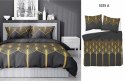 Pościel satynowa 220x200 czarna złota geometryczny motyw 5225 A Home Satin 41 Pościel satynowa 220x200 czarna złota geometryczny motyw 5225 A Home Satin 41