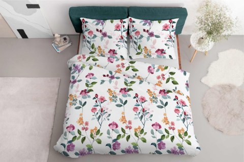 Pościel z mikrofibry 220x200 Botaniczny kolorowy wzór 5033 A 65 Light Pościel z mikrofibry 220x200 Botaniczny kolorowy wzór 5033 A 65 Light