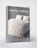 Pościel z mikrofibry 220x200 Pudrowa różowa geometria 5031 A 65 Light Pościel z mikrofibry 220x200 Pudrowa różowa geometria 5031 A 65 Light