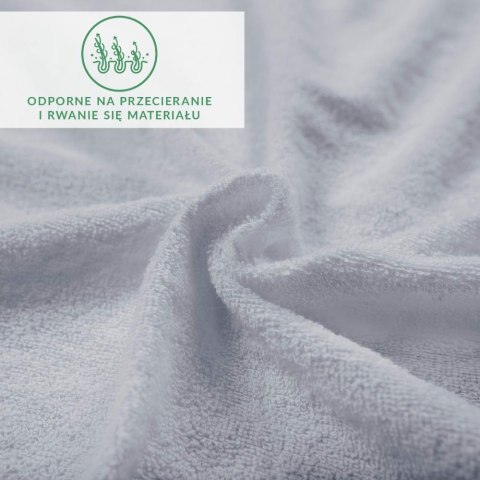 Prześcieradło frotte z gumką 120x200 popielate 024 Premium Prześcieradło frotte z gumką 120x200 popielate 024 Premium