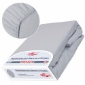 Prześcieradło frotte z gumką 160x200 popielate 024 Premium Prześcieradło frotte z gumką 160x200 popielate 024 Premium