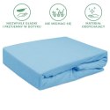 Prześcieradło frotte z gumką 180x200 niebieskie 009 Premium Prześcieradło frotte z gumką 180x200 niebieskie 009 Premium