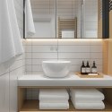 Ręcznik hotelowy 50x100 biały bawełniany 500 g/m2 frotte Ręcznik hotelowy 50x100 biały bawełniany 500 g/m2 frotte