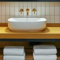Ręcznik hotelowy 70x140 biały bawełniany 450 g/m2 frotte
