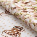 Komplet ścierek kuchennych 2szt 50x75 Melani beżowa liście Eurofirany