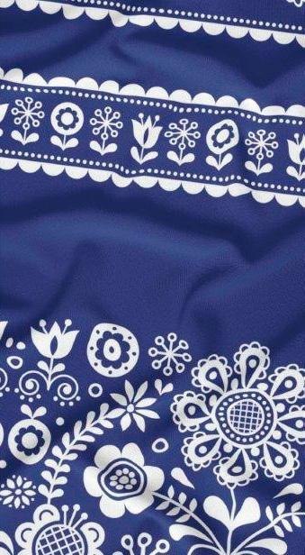 Pościel bawełniana 160x200 łowicka granatowa zapinana na suwak 3701 G KARO Bawełna Max Pościel bawełniana 160x200 łowicka granatowa zapinana na suwak 3701 G KARO Bawełna Max