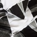Pościel bawełniana 220x200 71480/1 grafitowa czarna biała geometria Cottonlove Pościel bawełniana 220x200 71480/1 grafitowa czarna biała geometria Cottonlove