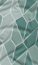 Pościel satynowa 160x200 geometria miętowa zapinana na suwak 4797 A - Karo Satin 160 Pościel satynowa 160x200 geometria miętowa zapinana na suwak 4797 A - Karo Satin 160