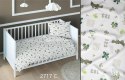Poszewka bawełniana 50x60 krokodyle beżowa zielona dziecięca zapinana na suwak 2717 C KARO Kraina Snów