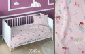 Poszewka bawełniana 70x80 baletnica różowa dziecięca zapinana na suwak 3546 A KARO Kraina Snów