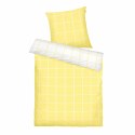 Pościel bawełniana 140x200 Tom Tailor żółta biała kratka Renforce poszewka 70x90 Pościel bawełniana 140x200 Tom Tailor żółta biała kratka Renforce poszewka 70x90