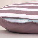 Pościel bawełniana 200x220 Tom Tailor wrzosowa fioletowa pasy Renforce poszewki 80x80 Pościel bawełniana 200x220 Tom Tailor wrzosowa fioletowa pasy Renforce poszewki 80x80
