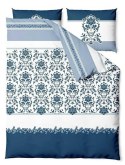 Pościel satynowa 160x200 Celestial Dream Glamour biała granatowa ornamenty orientalna Satin Home 1 Pościel satynowa 160x200 Celestial Dream Glamour biała granatowa ornamenty orientalna Satin Home 1