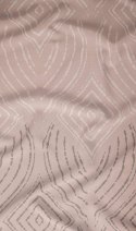 Poszewka satynowa 40x40 beżowa geometria zapinana na suwak 4878 D - Karo Satin 160