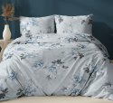 Poszewka satynowa 50x60 niebieska kwiaty zapinana na suwak 5067 B - Karo Satin 160 Poszewka satynowa 50x60 niebieska kwiaty zapinana na suwak 5067 B - Karo Satin 160