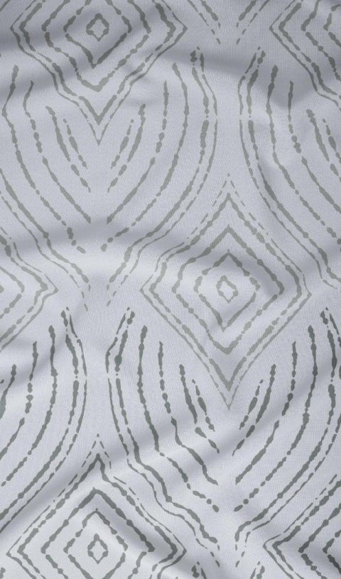 Poszewka satynowa 70x80 szara geometria zapinana na suwak 4878 C - Karo Satin 160 Poszewka satynowa 70x80 szara geometria zapinana na suwak 4878 C - Karo Satin 160